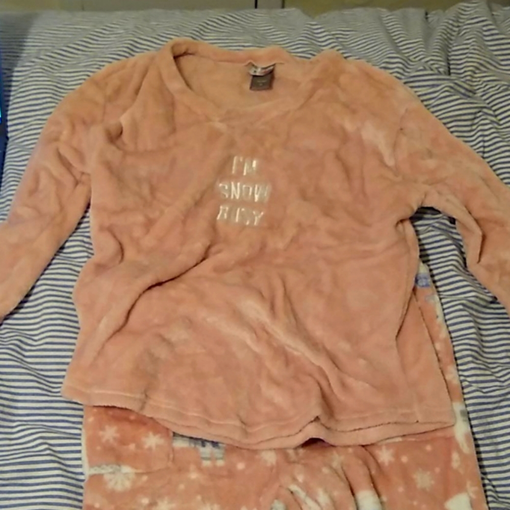 Pink Fuzzy PJs by Hip Style